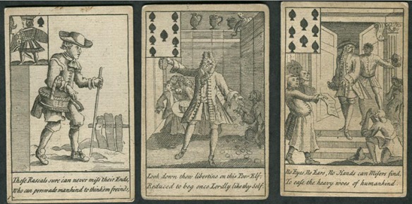 Hogarth’s Delightful Playing Cards form 1723
